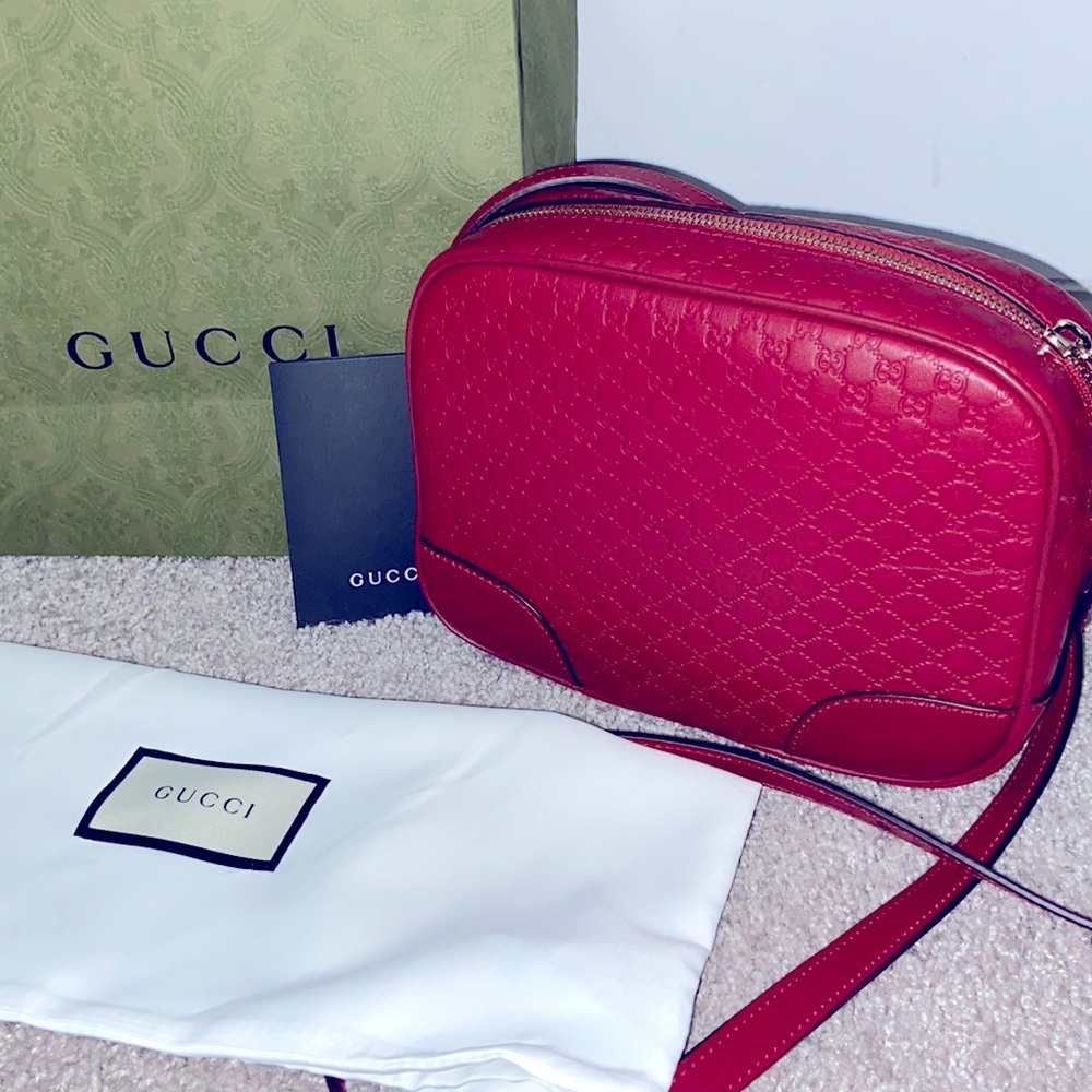 Microguccissima Bree Crossbody Camera Bag